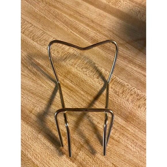 Vintage Amber Glass Chip and Dip Bowl - Picture 7 of 11